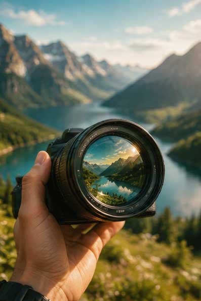 写真を撮る